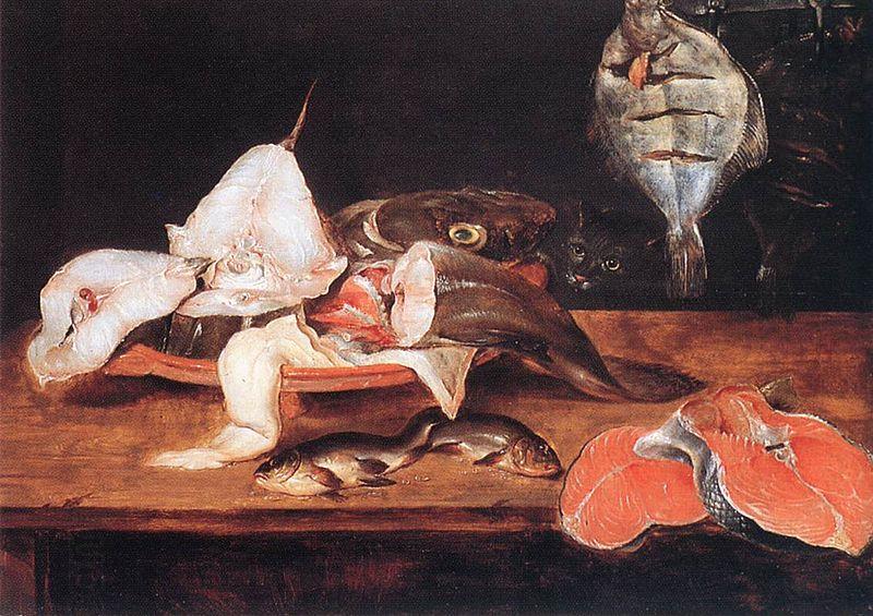 Alexander Adriaenssen Still-Life with Fish